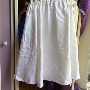 White skirt